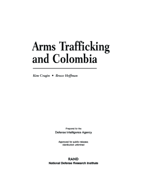 Arms trafficking and Colombia - Vlaams Parlement - Limo
