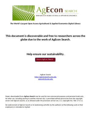 Agecon Search Document