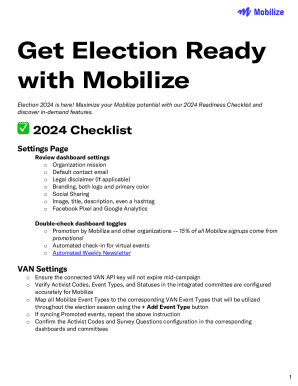 Get Election Ready With Mobilize