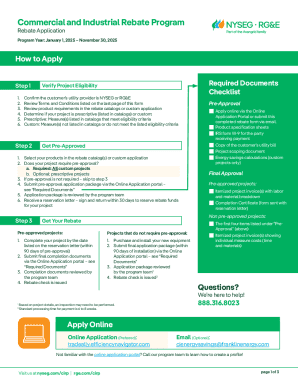 custom and new construction rebate program application