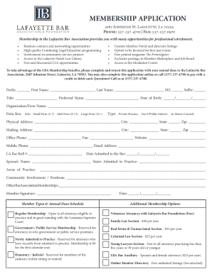 Membership Application