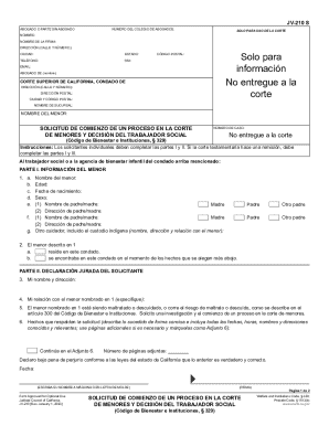 Jv-210 s. judicial council forms