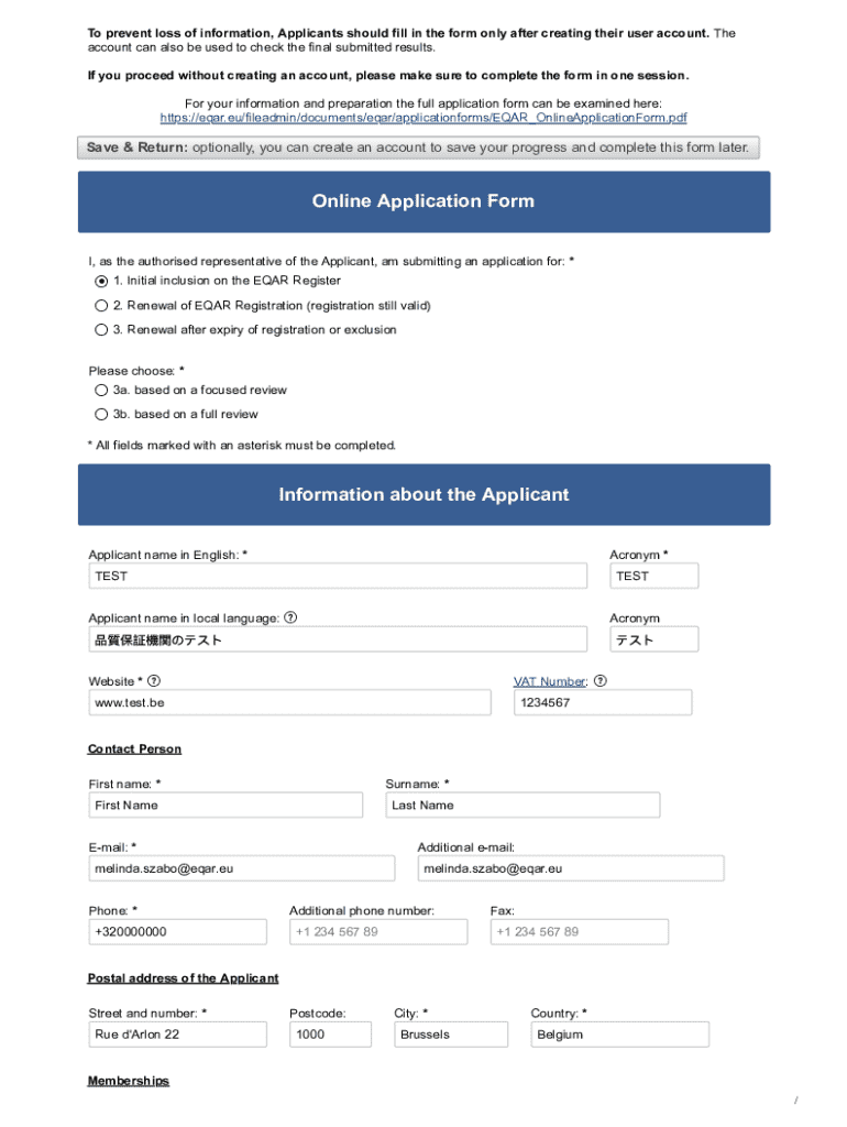 Form preview