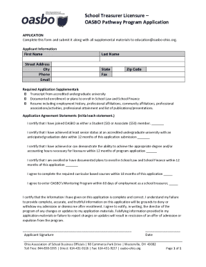 School Treasurer Licenses - State Board of Education - Ohio.gov