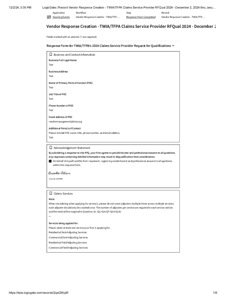 Form preview