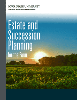 Estate and Succession Planning for the Farm