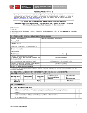Formulario da-001.3