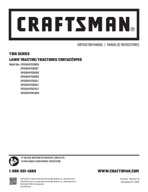 Instruction manual manual de instructiones