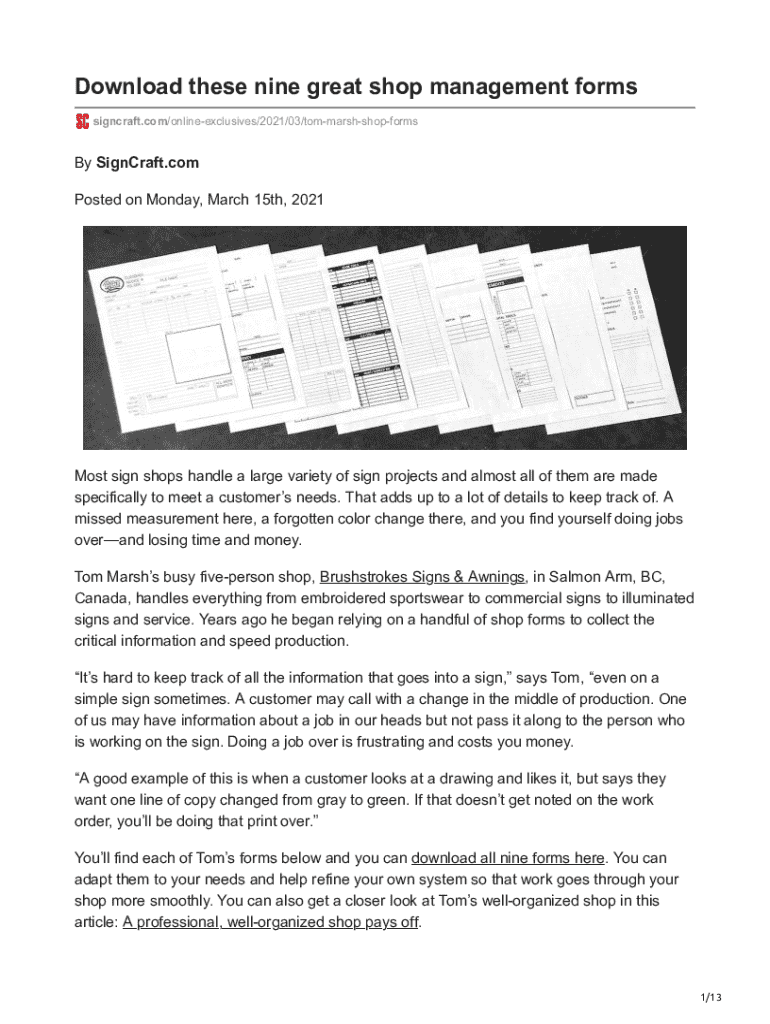 Form preview