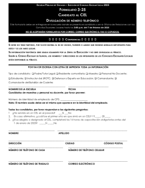 Formulario 3-25