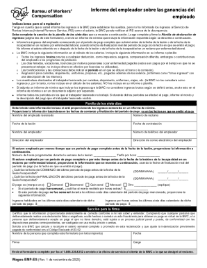 Informe del empleador sobre las ganancias del