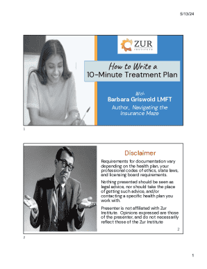 10-minute Treatment Plan