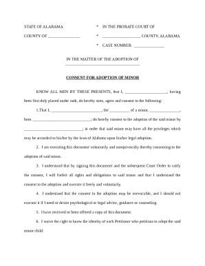 Consent for Adoption