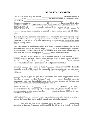 Delivery Agreement