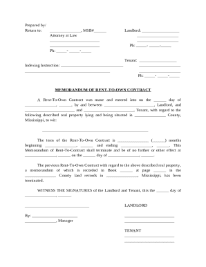 Return to:, MSB#Landlord: Doc Template | pdfFiller