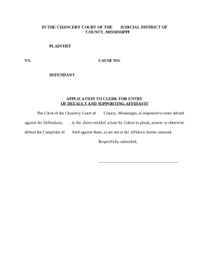 IN THE CHANCERY COURT OF THEJUDICIAL DISTRICT OF