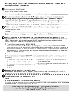 Autorizacin para usar y dar a conocer