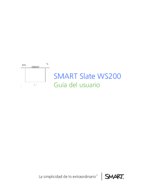 Smart slate ws200 guía del usuario