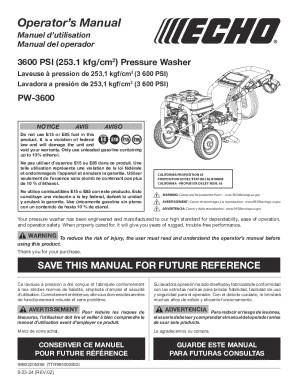 Operator's manual