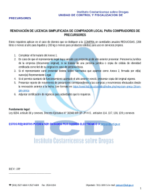 Renovaci?n de licencia simplificada de comprador local