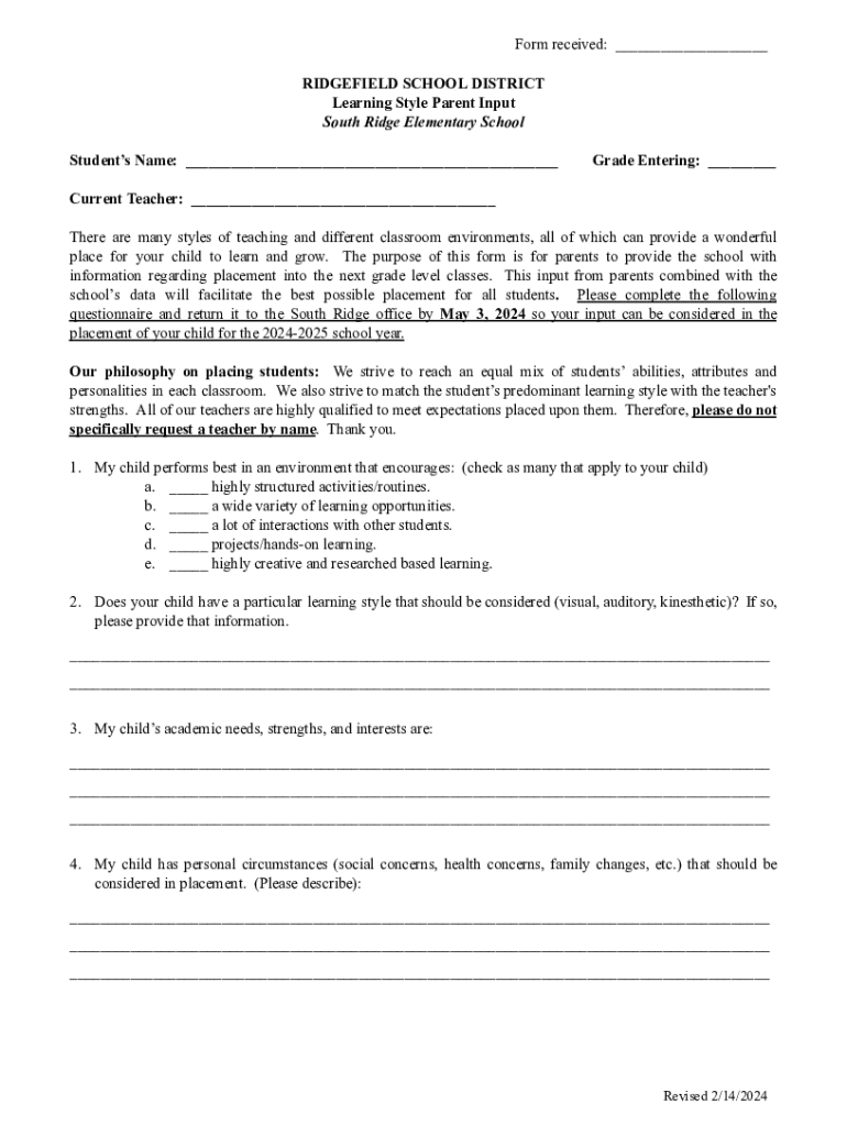 Form preview