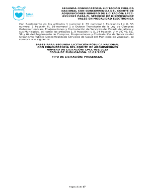 De proveedor (en caso de aplicar)
