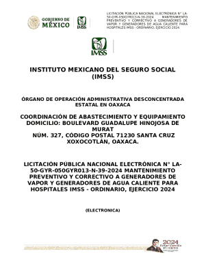 Licitación pública nacional electrónica la-50-gyr-050gyr013-n-39-2024