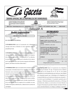 Ao cxlv tegucigalpa, m