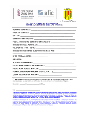 Alta comerciante afic-náquera