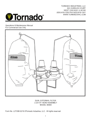 Operations & maintenance manual