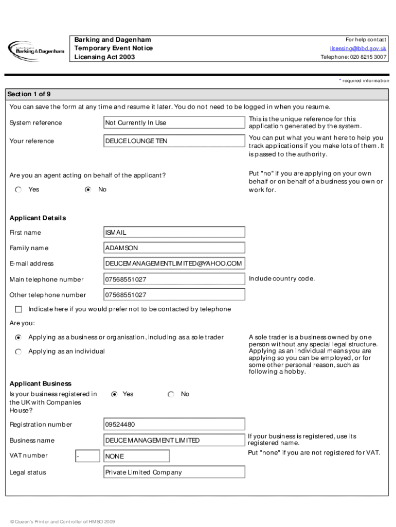 Form preview
