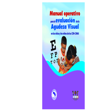 Manual operativo para la evaluación de la agudeza visual