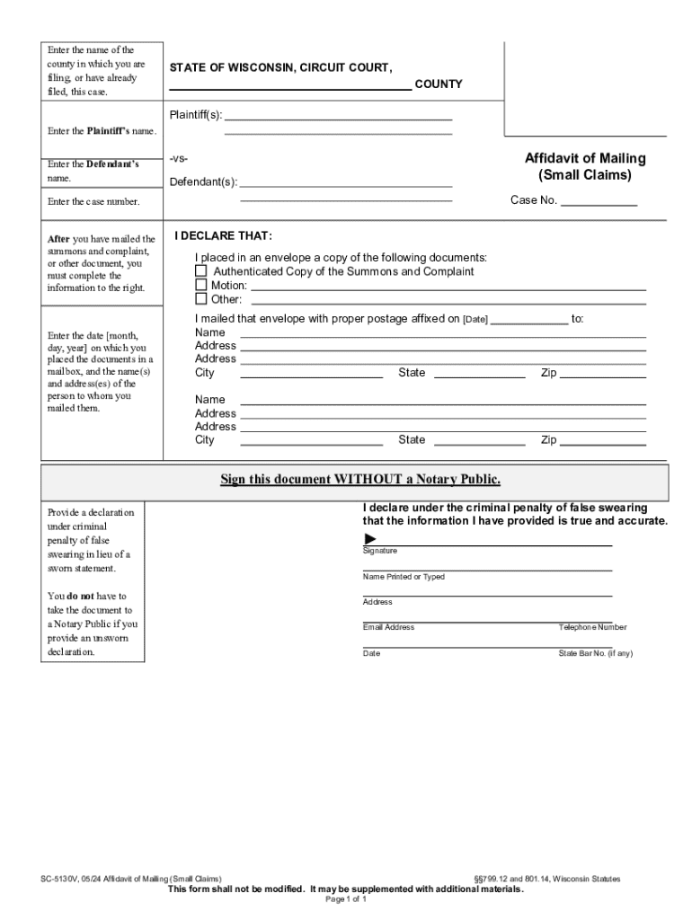 STATE OF WISCONSIN, CIRCUIT COURT, Preview on Page 1