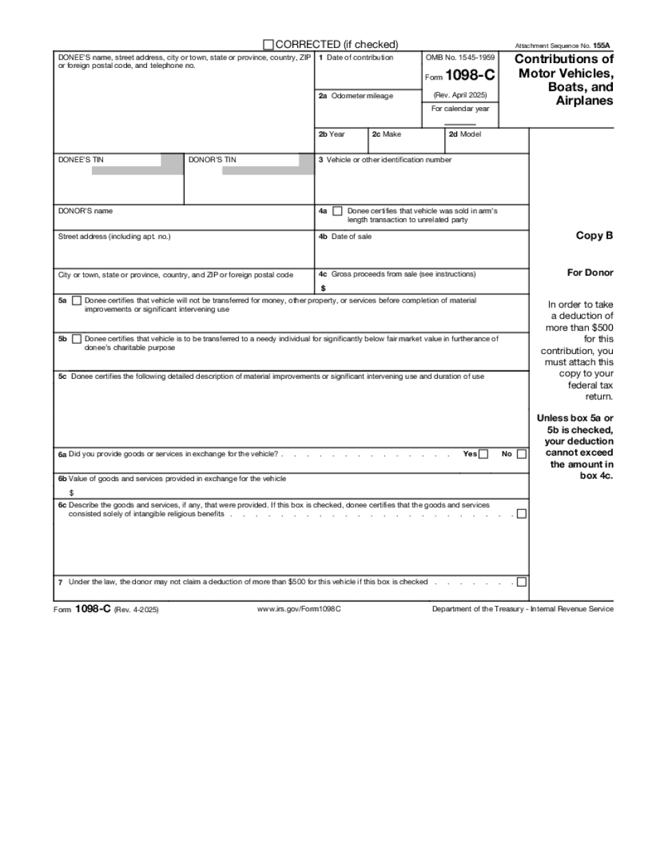Form 1098-C