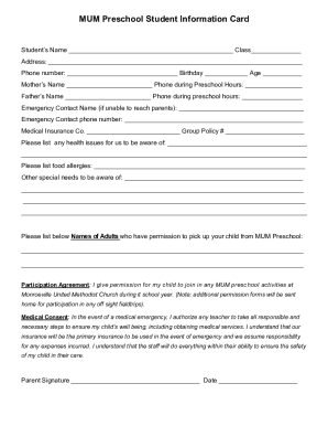 Form preview