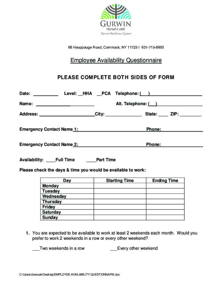 Form preview
