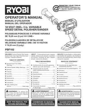 Operator’s manual