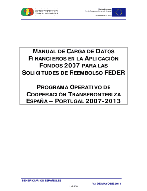 Manual de carga de datos financieros en la aplicación fondos 2007