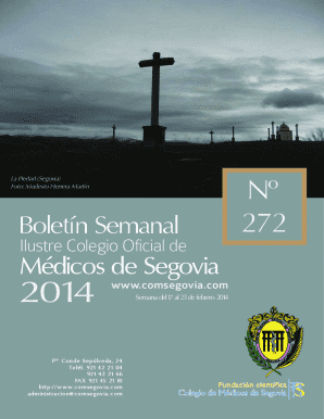 Boletín semanal nº 272