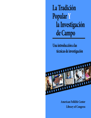 La tradición popular y la investigación de campo
