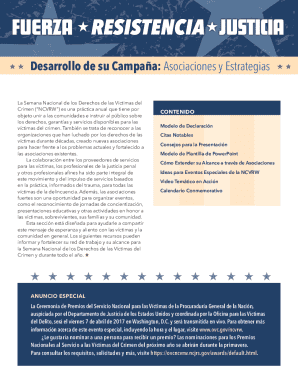 Desarrollo de su campaa: asociaciones y estrategias