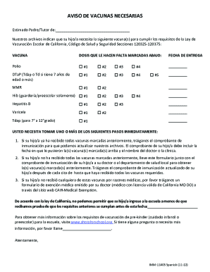 Control de salud diario