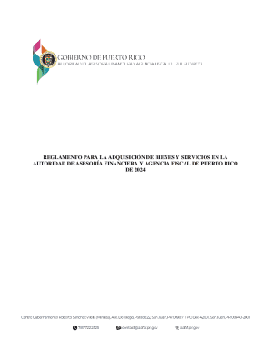 Reglamento para la adquisicin de bienes y servicios en la