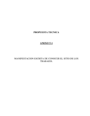 Propuesta tecnica