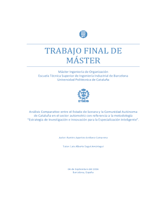 Trabajo final de máster