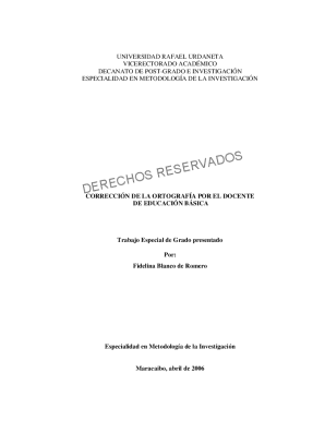 Decanato de post-grado e investigacin