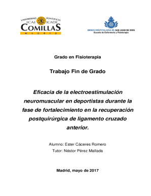 Trabajo fin de grado
