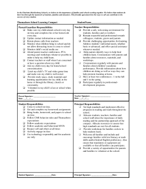 Thomasboro school learning compact