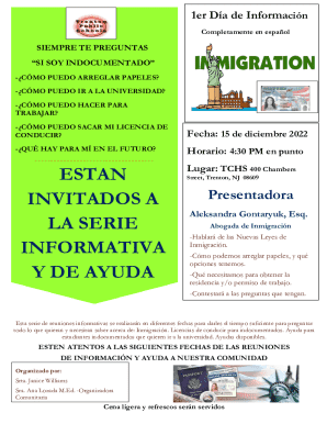 1er día de información