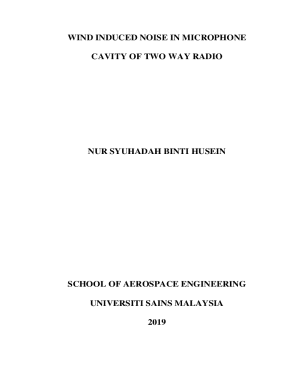WIND INDUCED NOISE IN MICROPHONE